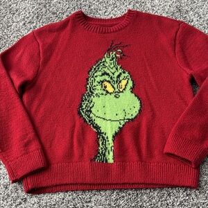 Like New Abercrombie The Grinch Christmas Sweater Size 9/10